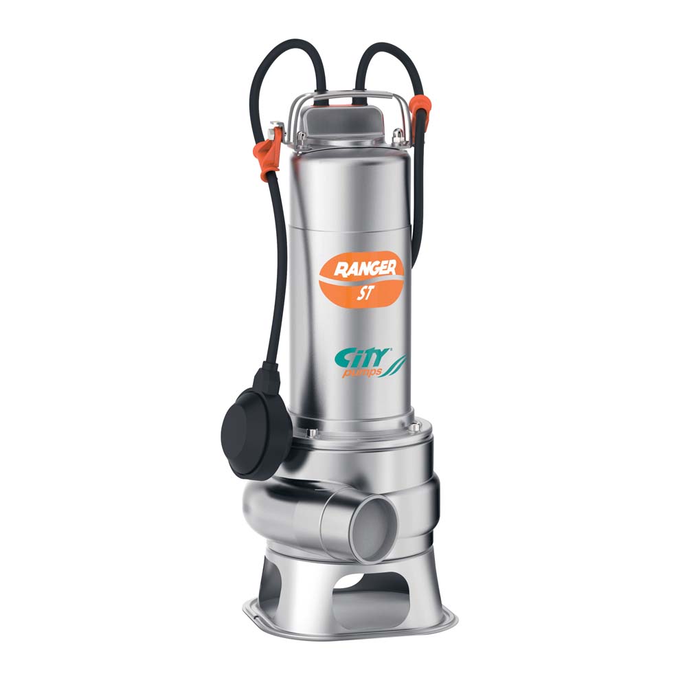 Citypumps Ranger St dompelpomp voor vuil water met vlotter, 230 V, 400 l/min, 8,5 m