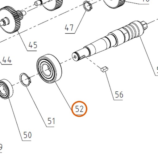 Collomix kogellager 6204-2RSH