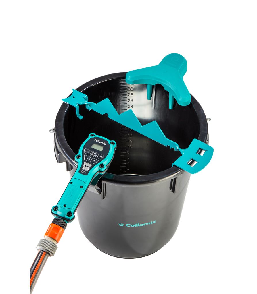 Collomix Mengemmer mixTUB 34, lichtgrijs, 34 liter, met draaggrepen
