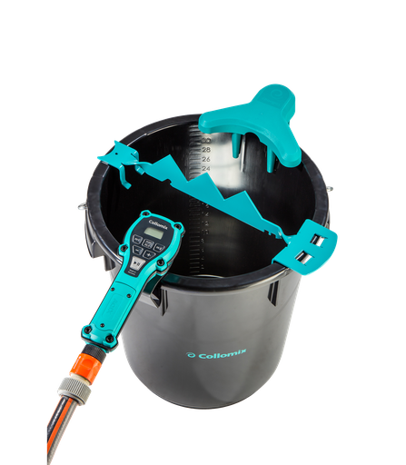 [60602] Collomix Mengemmer mixTUB 34, turkoois, 34 liter, met draaggrepen