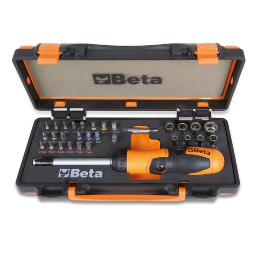 Beta | 860/C38P | Omschakelbare ratelschroevendraaier met 27 bits | 008600878