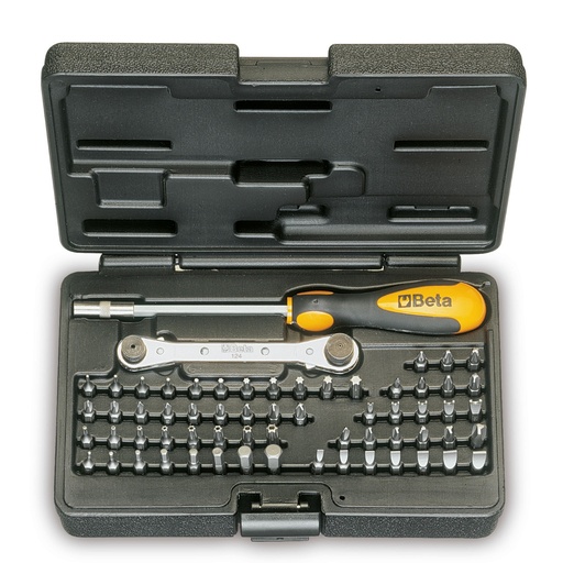 Beta | BW 861/C61 | Bitset 60-delig met magnetische gereedschapshouder, in etui