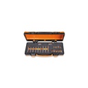 Beta | 867/C20 | Assortiment 18 bits met RIBE 10 mm zeskantschacht, 2 accessoires en T-greep bithouder | 008670920