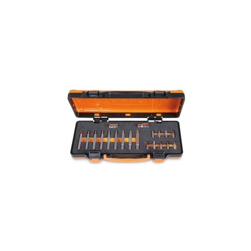 Beta | 867/C20 | Assortiment 18 bits met RIBE 10 mm zeskantschacht, 2 accessoires en T-greep bithouder | 008670920