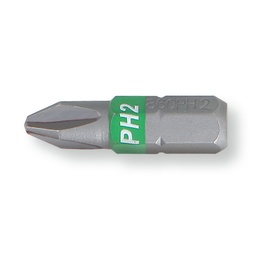 Bits voor kruiskopschroeven met Phillips profiel, gekleurd (PH0)