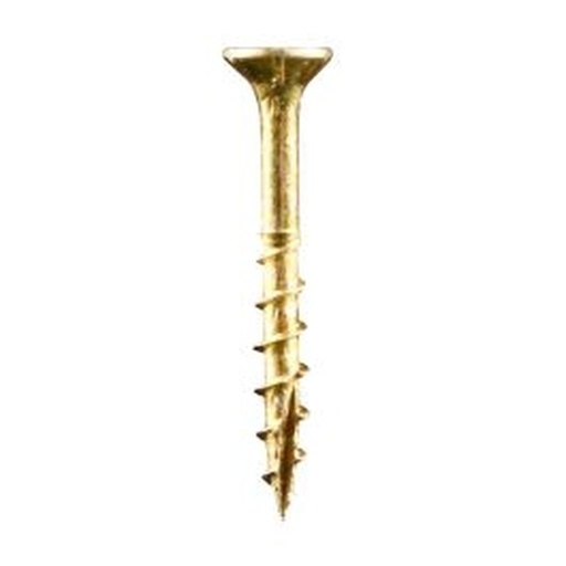 [61445311] Woodies Ultimate houtschroef Ø4,5 mm platverzonken Torx TX25 geelverzinkt (30 mm)