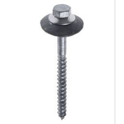 Steelies golfplaatbout Ø7 mm gemonteerd (H3S-set) thermisch verzinkt
