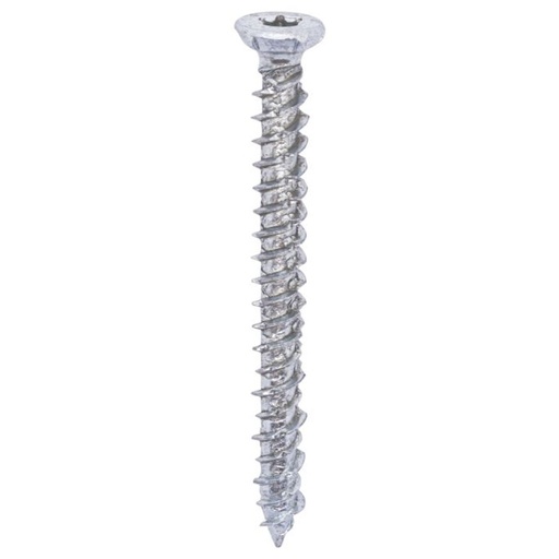 [M0600750401] Steelies kozijnschroef Ø7,5 mm platverzonken Torx RVS A2 (40 mm)