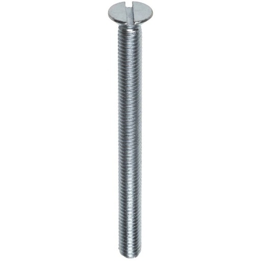 [41210300061] Steelies metaalschroef M3 platverzonken verzinkt (DIN 963) (6 mm)