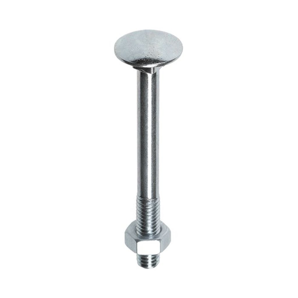 Steelies slotbout M10 verzinkt (DIN 603)