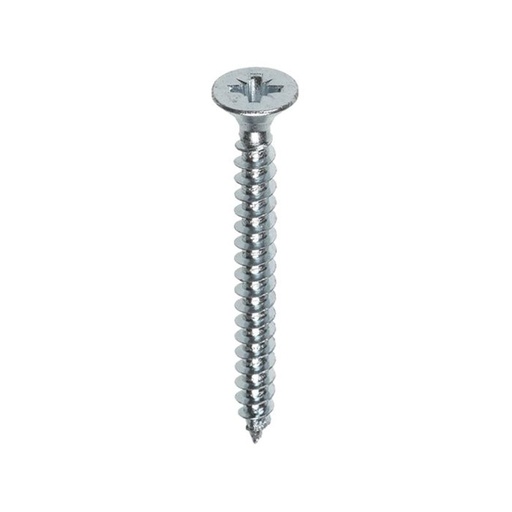 [C0010350121] Steelies plaatschroef Ø3,5 mm platverzonken Pozidriv verzinkt (12 mm)
