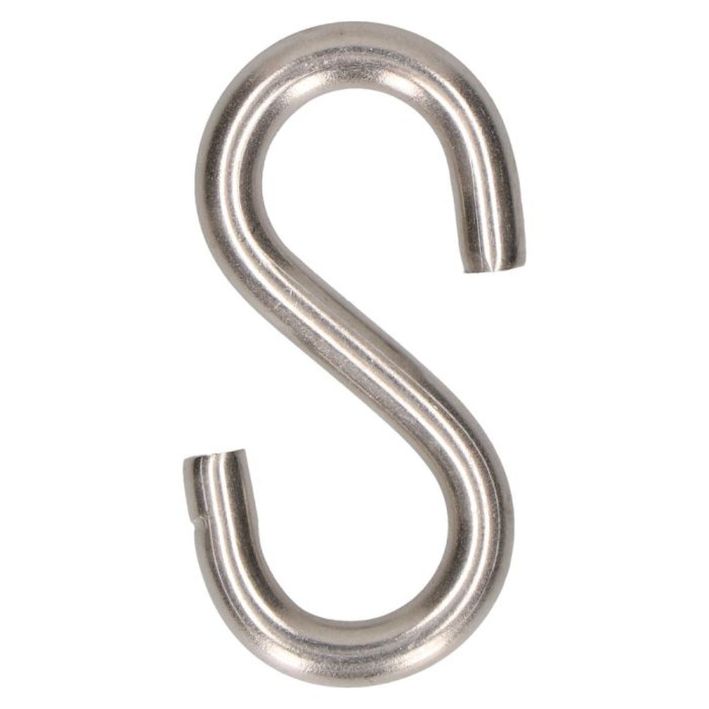 Steelies s-haak Ø55,0 mm RVS A2