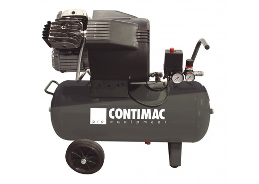 [25056] Contimac CM 380 Zuigercompressor | 20/50 L 10 bar - elektrisch of benzine (50L | 10 bar | W)