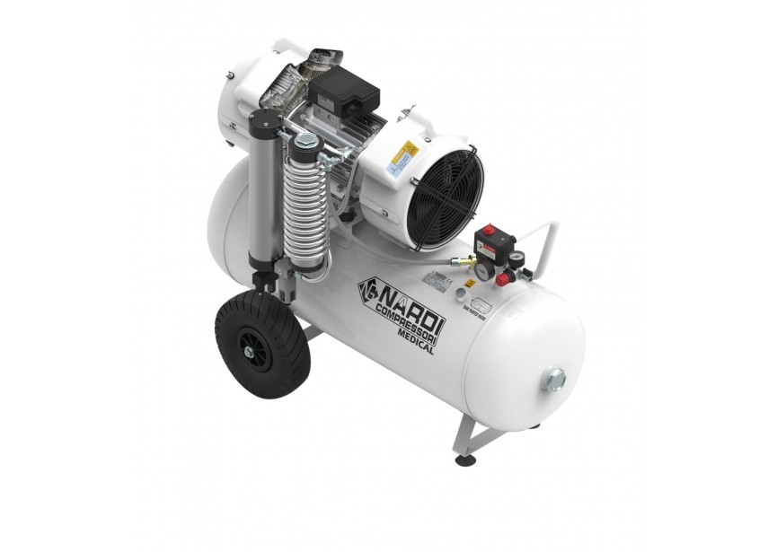 Contimac CM 480 Zuigercompressor olievrij | 11+11 L 10 bar 2,5 pk - 20410