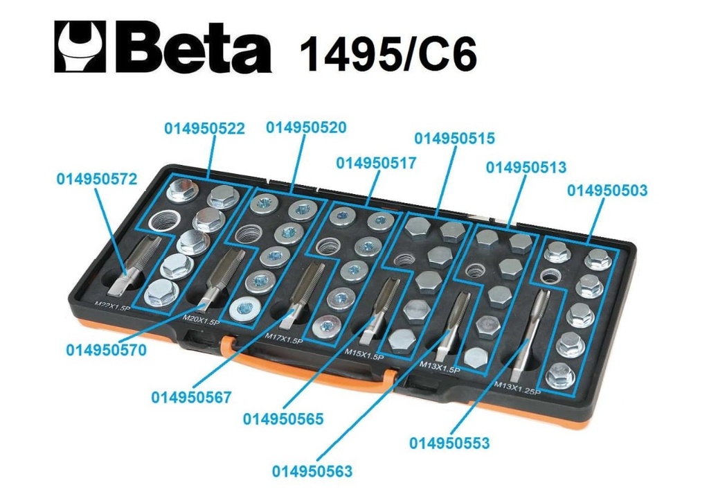 [014950572] 1495 M22x1,50-draadtap