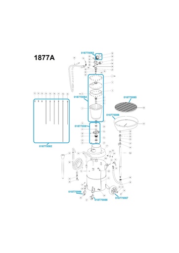 [018770082] Beta | 1877A R | Reserve KS-sondeset voor airco-service-unit 1877A R | 018770082