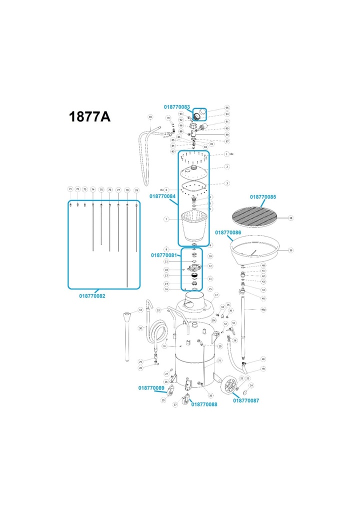 Beta | 1877A R | Reserve manometer voor airco-service-unit 1877A R | 018770083