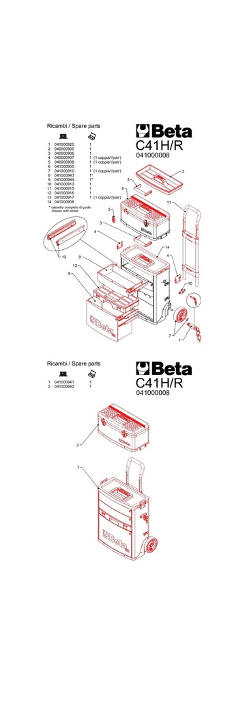 [041000941] Lade Module Red 3000 voor C41MIH/R