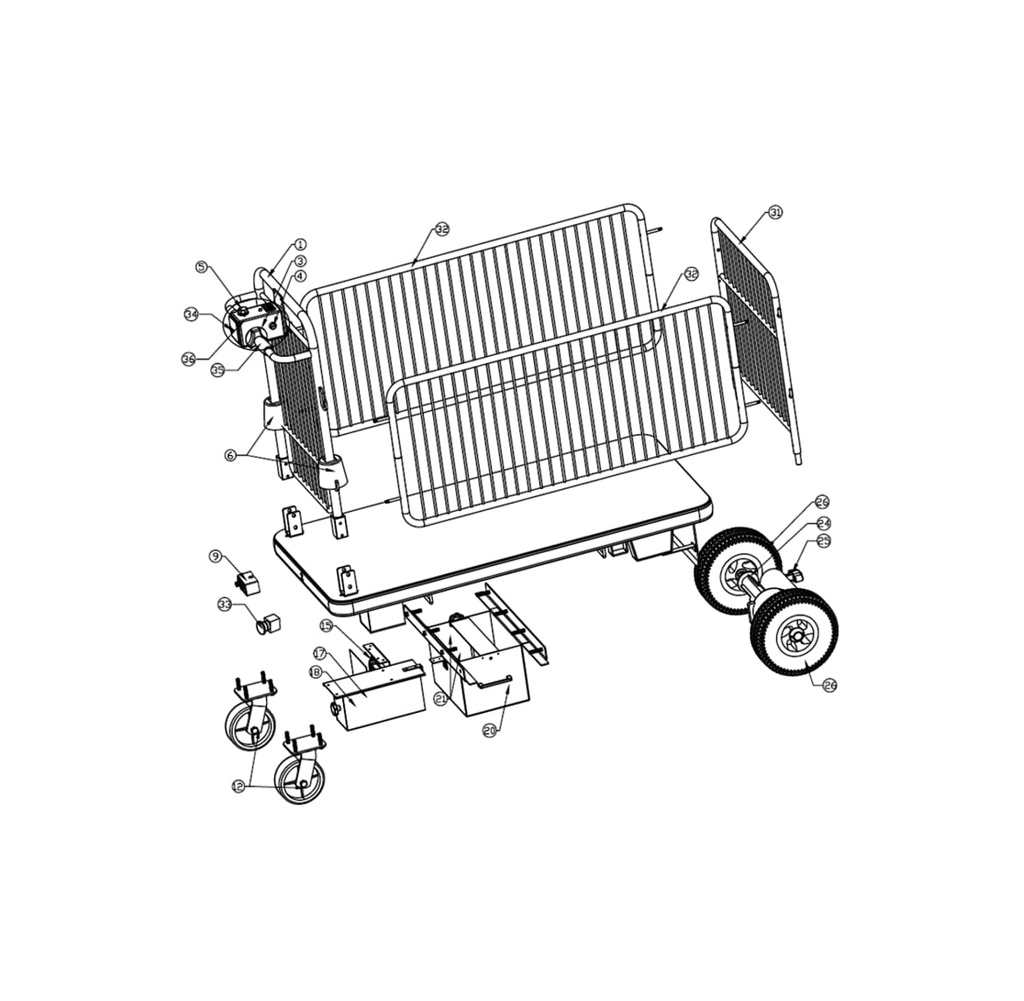 [048000251] P3-bediening Gashendel voor C48M