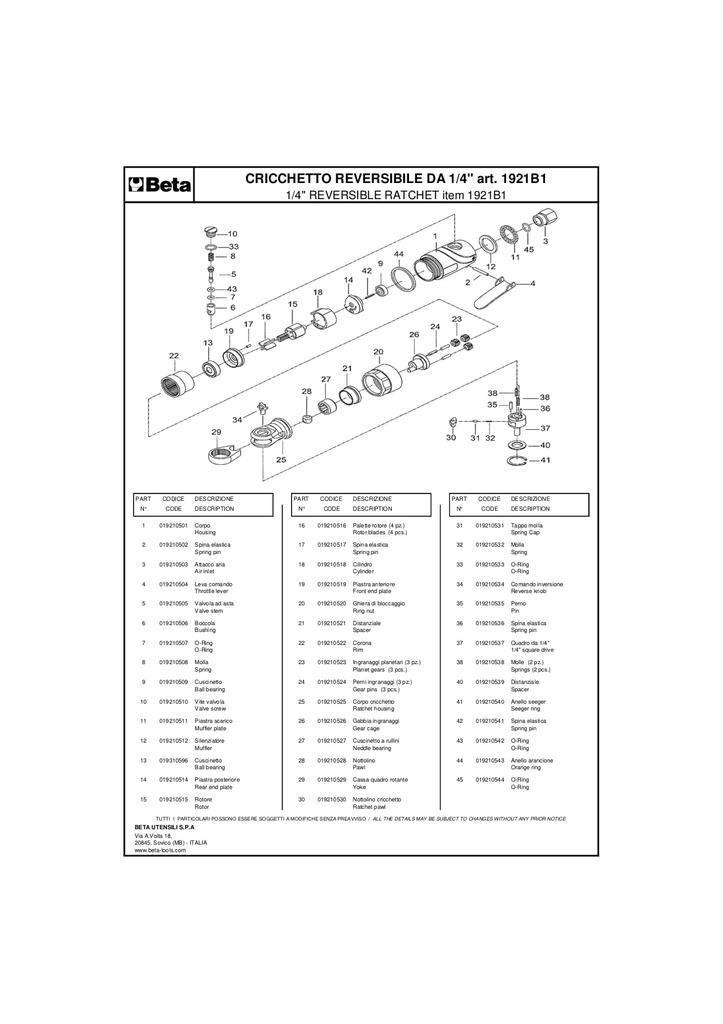 [019210521] 21-nut B P-21 voor 1921 B P