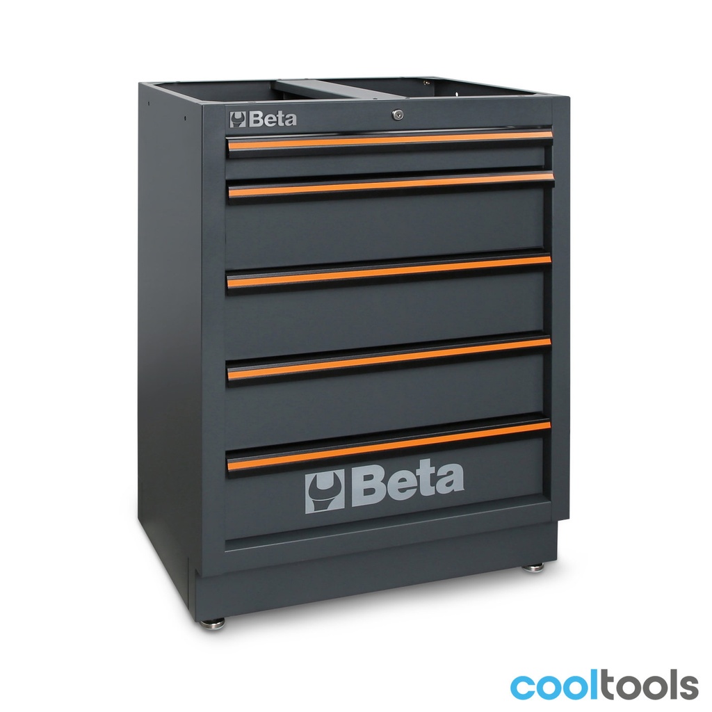 [045000235-TK01] Beta C45PRO 2.0 M5 | Vaste module met 5 laden, voor werkplaatsinrichting C45PRO 2.0 - 045000235 — Tweede keus #01