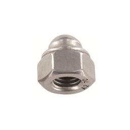 Steelies borgdopmoer M5–M16 RVS A2 (DIN 986)
