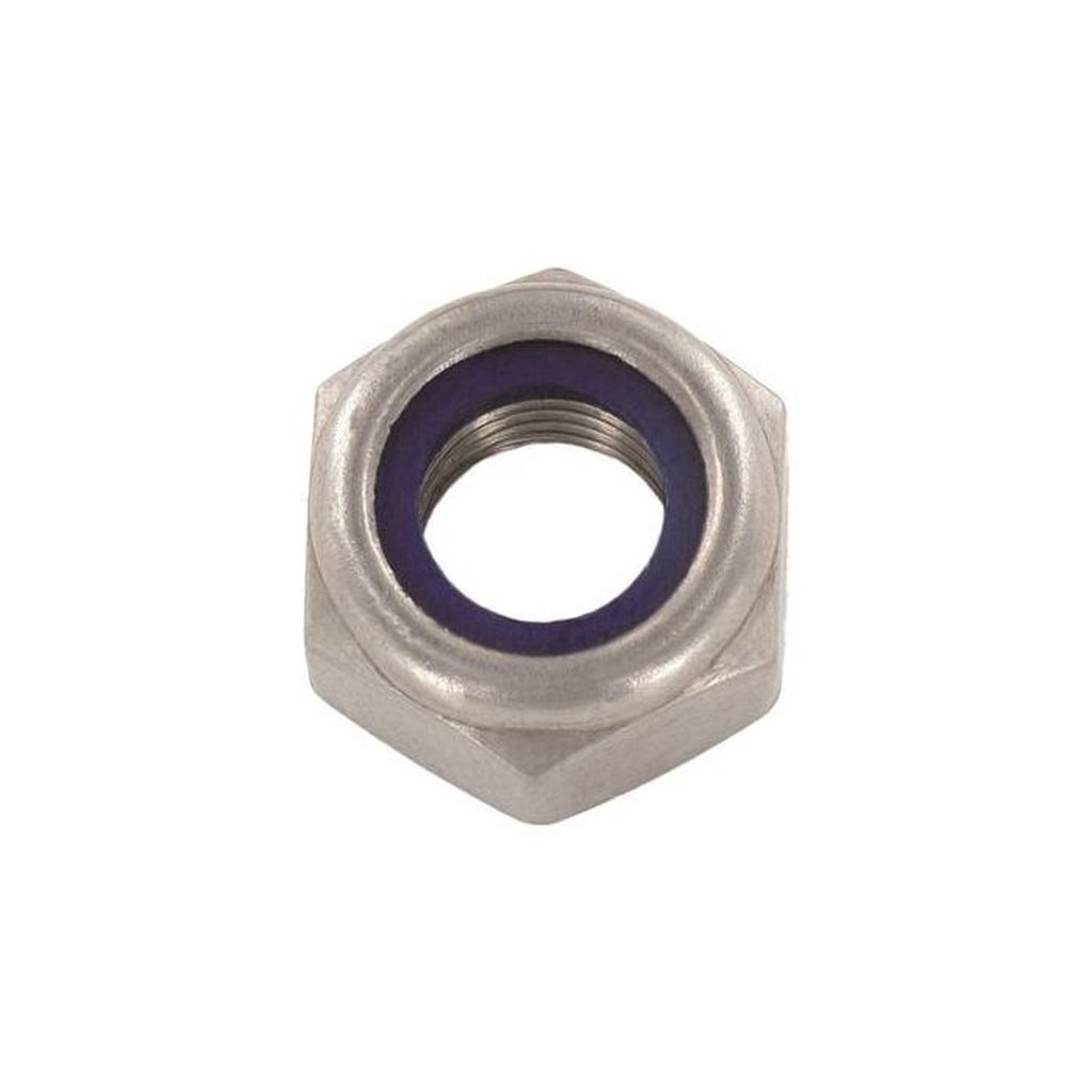 Steelies borgmoer M3–M36 zeskant RVS A2 (DIN 985)