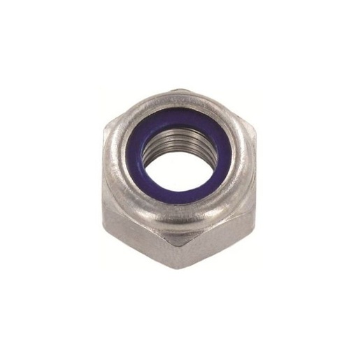 [96702000001] Steelies borgmoer M5–M24 zeskant RVS A4 (DIN 982) (M20 · 25 st)