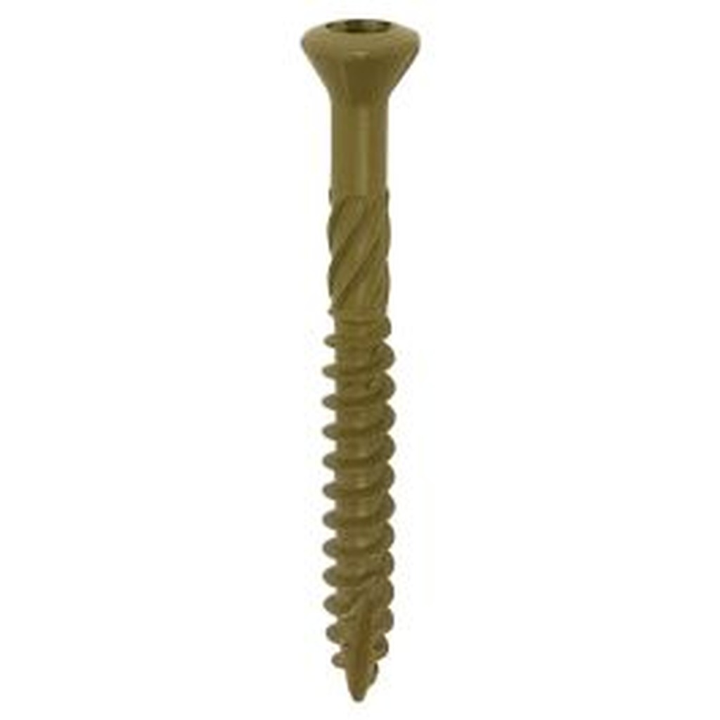 Woodies Ultimate vlonderschroef Ø5,0 mm platverzonken Torx TX25 shield