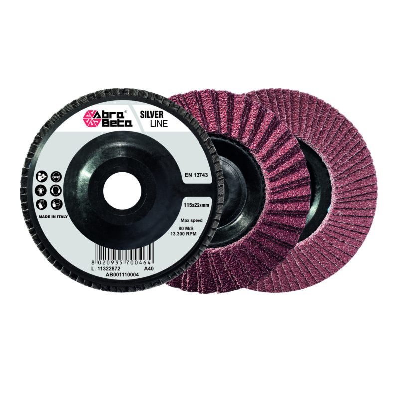Abra Beta Silver lamellenschijf korund, vlak, nylon