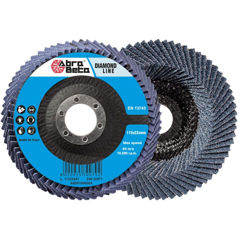 Abra Beta Diamond Soft lamellenschijf zirkoon, vlak, glasvezel