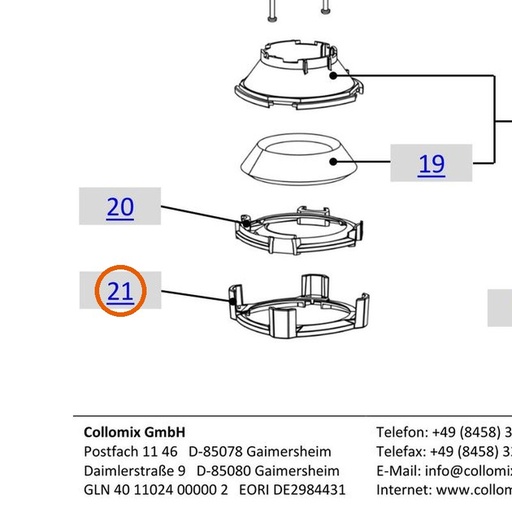 Collomix luchtuitlaatring (21264)
