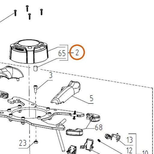 Collomix motorkap voor Xo 55 duo (21470)