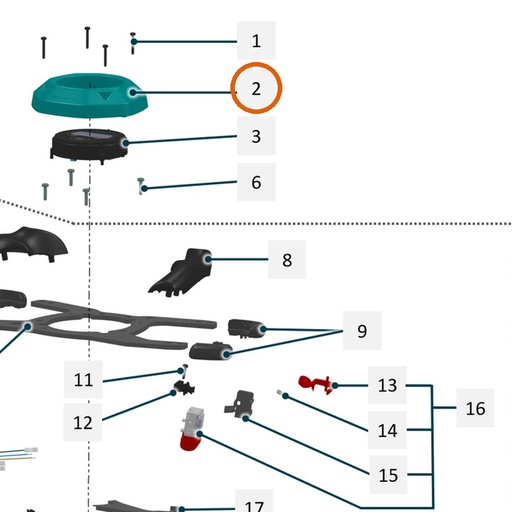 Collomix motorkap voor XQ4