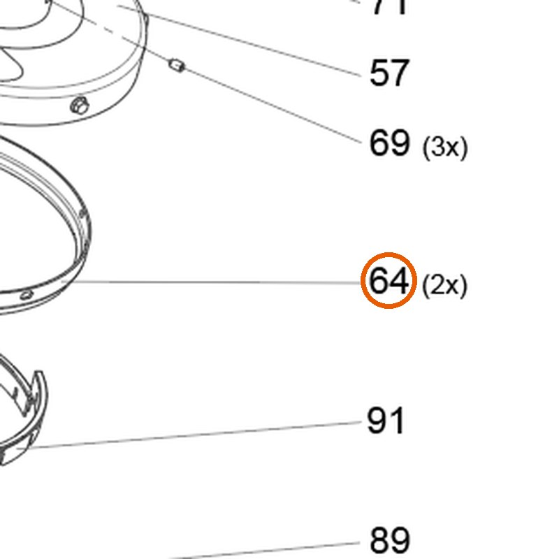 Collomix klemring voor CMG 2600