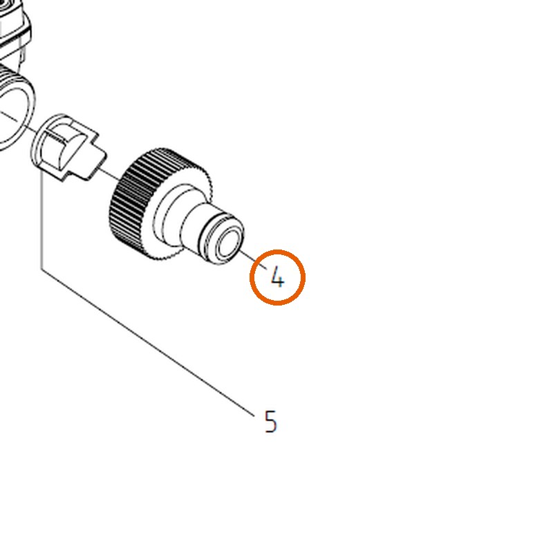 Collomix kraanaansluiting 3/4" voor AQiX en AQiX²