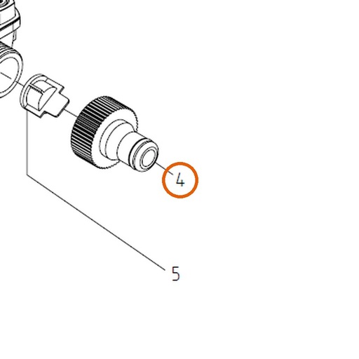 Collomix kraanaansluiting 3/4" voor AQiX en AQiX²