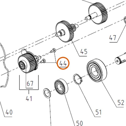 Collomix schroef 4 x 8