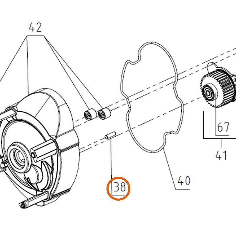Collomix cilinderpen Ø4 x 14 m6 (DIN 6325) voor Xo 33 duo, Xo 55 duo en oneMIX 340