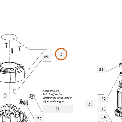 Collomix motorkap voor LevMix
