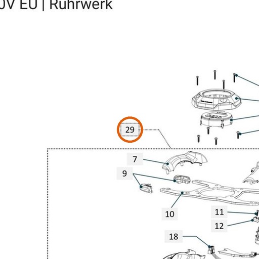 Collomix beugelgreep 230 V EU compleet voor oneMIX 340