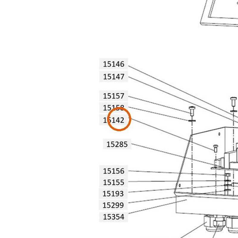 Collomix cilinderkopschroef M3 x 10 (DIN 84) voor XM 2-650 en XM 3-900