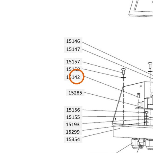Collomix cilinderkopschroef M3 x 10 (DIN 84) voor XM 2-650 en XM 3-900