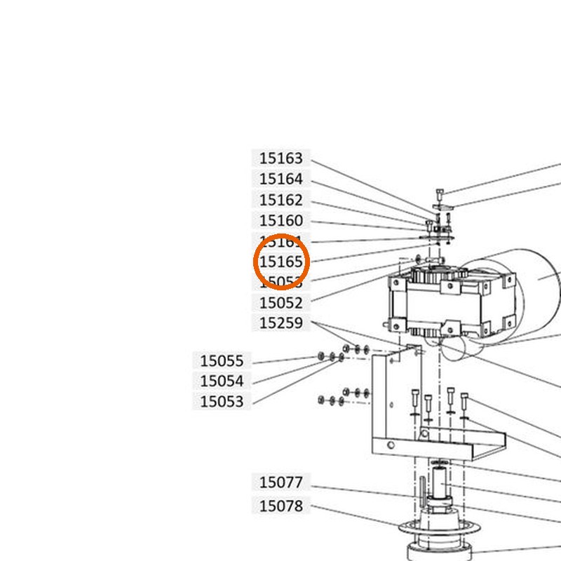 Collomix zeskantmoer M3 RVS A2 (DIN 934) voor XM 2-650 en XM 3-900