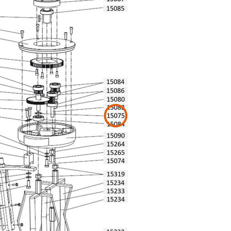 Collomix pasring 25 x 35 x 1,5 (DIN 988) voor XM 2-650 en XM 3-900