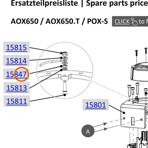 Collomix zeskantmoer M4 (DIN 934)