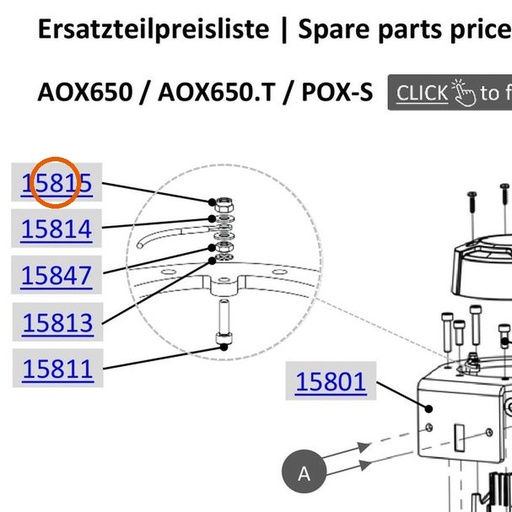 Collomix borgmoer M4 (DIN 985)