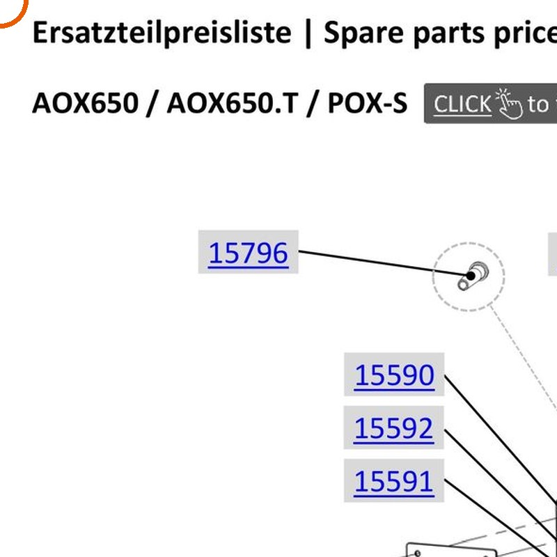 Collomix zeskantbout M8 x 25 (DIN 933) voor AOX 650, POX-S en oneMIX 340