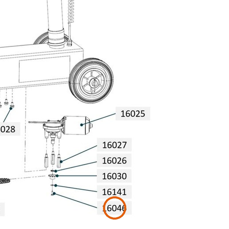 Collomix zeskantbout M4 x 12 (DIN 933) voor oneMIX 340