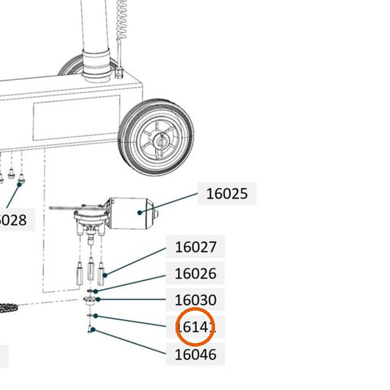 Collomix carrosseriering D4,3 (DIN 9021) voor oneMIX 340, XM 2-650 en XM 3-900